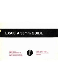 Ihagee Exakta Varex 2 a manual. Camera Instructions.